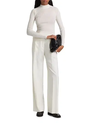 Lisa Yang Women's Davina Ribbed Cashmere Sweater | Thumbnail 2 Lisa Yang Women's Davina Ribbed Cashmere Sweater | Thumbnail 2