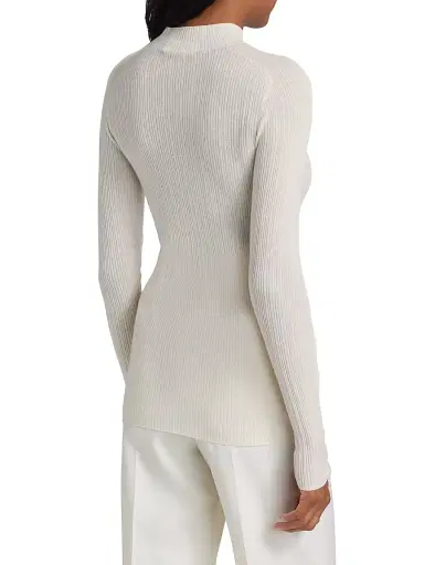 Lisa Yang Women's Davina Ribbed Cashmere Sweater | Thumbnail 5 Lisa Yang Women's Davina Ribbed Cashmere Sweater | Thumbnail 5