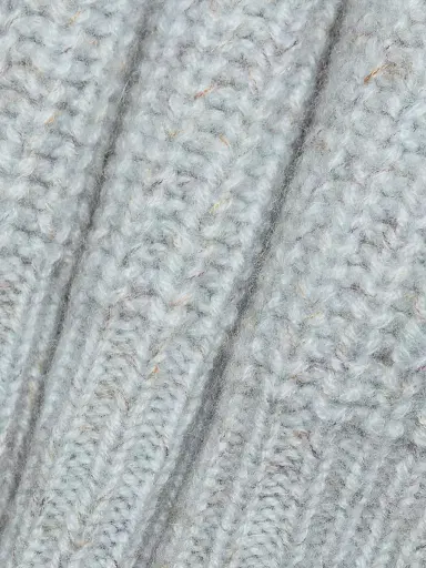 Lisa Yang Women's Miki D Rib-Knit Cashmere Sweater - Misty Blue | Thumbnail 7