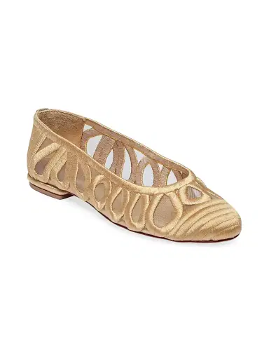 Bernardo 1946 Women's Costa Ballet Flats - Gold | Thumbnail 2