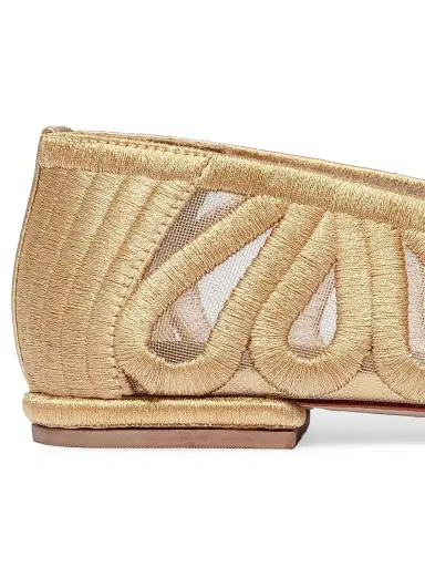 Bernardo 1946 Women's Costa Ballet Flats - Gold | Thumbnail 5