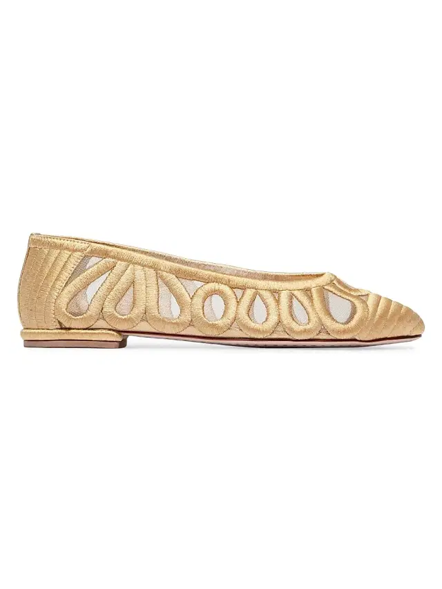 Bernardo 1946 Women's Costa Ballet Flats - Gold