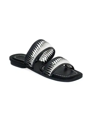 Bernardo 1946 Women's Andorra Flat Sandals - Black | Thumbnail 2