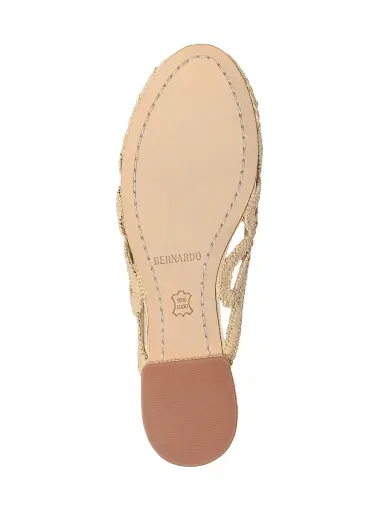 Bernardo 1946 Women's Cappadocia Raffia Mule Flats - Natural | Thumbnail 4