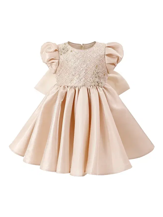 Tulleen Baby Girl's & Little Girl's Altura Dress - Champagne