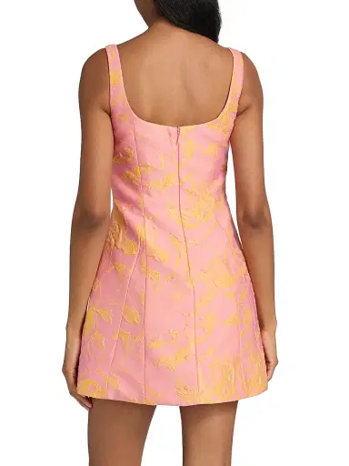 As It May Women's Amira Jacquard Minidress | Thumbnail 5