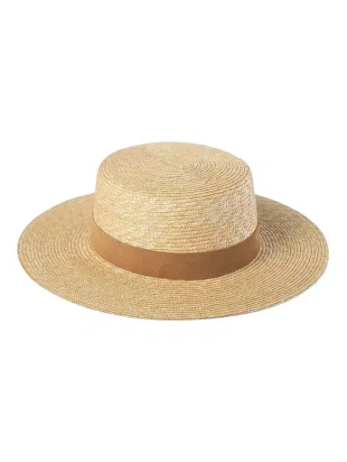 Lack of color Women's Spencer Boater Suede-Trim Straw Hat | Thumbnail 1
