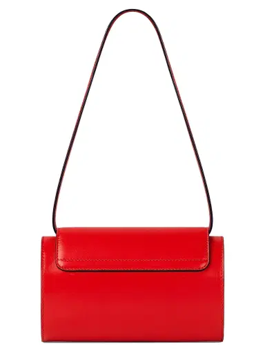 Givenchy Women's Pout Small Shoulder Bag in Leather - Deep Red | Thumbnail 4