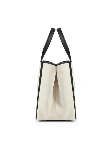 Balenciaga Women's Navy Medium Cabas - Natural Black | Thumbnail 2 Balenciaga Women's Navy Medium Cabas - Natural Black | Thumbnail 2