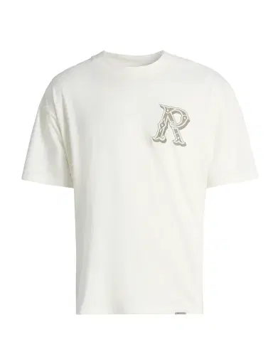 Represent Men's Western Initial Cotton T-Shirt - Flat White - Size XXL | Thumbnail 1