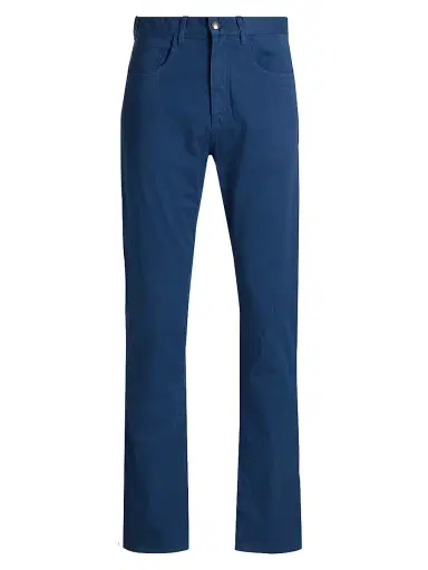 Canali Men's Stretch Cotton 5-Pocket Jeans - Blue - Size 36 | Thumbnail 1 Canali Men's Stretch Cotton 5-Pocket Jeans - Blue - Size 36 | Thumbnail 1