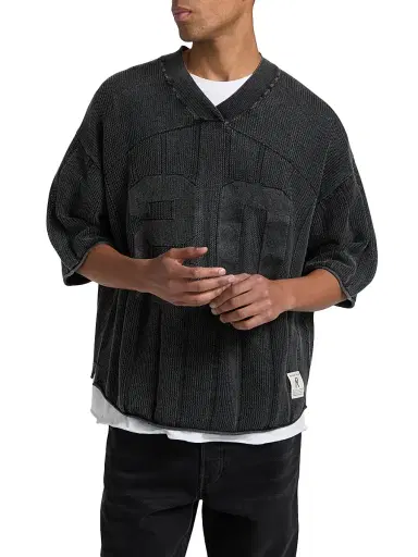 Represent Men's Varsity Knit Jersey - Vintage Grey - Size XXL | Thumbnail 3