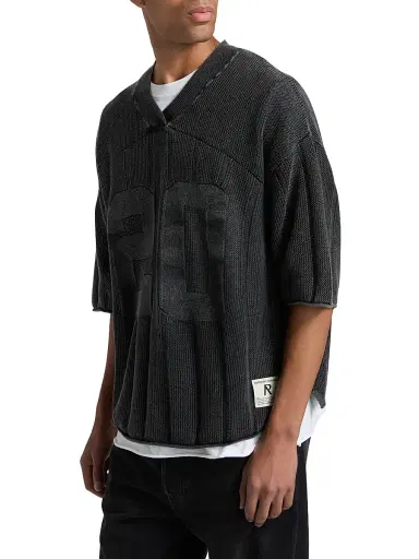 Represent Men's Varsity Knit Jersey - Vintage Grey - Size XXL | Thumbnail 4