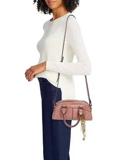 Chloé Women's Leather Bowling Bag - Nougat | Thumbnail 3 Chloé Women's Leather Bowling Bag - Nougat | Thumbnail 3