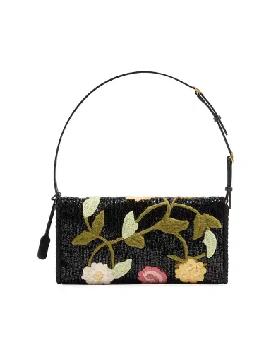 Valentino Garavani Women's Devain Embroidered Shoulder Bag - Multicolored | Thumbnail 2 Valentino Garavani Women's Devain Embroidered Shoulder Bag - Multicolored | Thumbnail 2