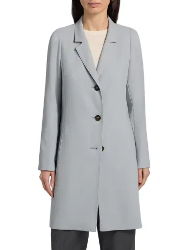 Cinzia Rocca Women's Lighweight Wool Three-Button Coat | Thumbnail 3 Cinzia Rocca Women's Lighweight Wool Three-Button Coat | Thumbnail 3