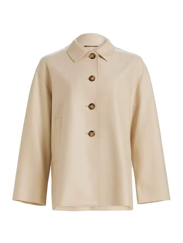 Cinzia Rocca Women's Lightweight Wool Jacket - Sand