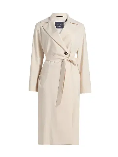 Cinzia Rocca Women's Wrap Cotton-Blend Trench Coat | Thumbnail 1