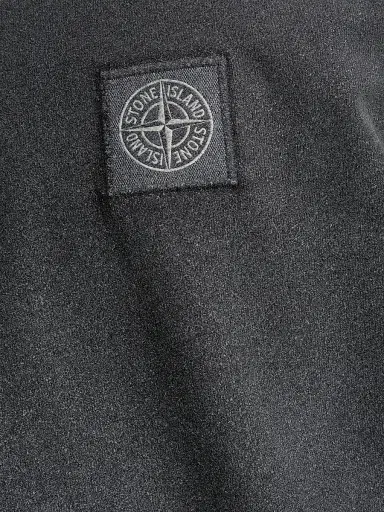 Stone Island Men's Cotton Crewneck T-Shirt - Black | Thumbnail 7