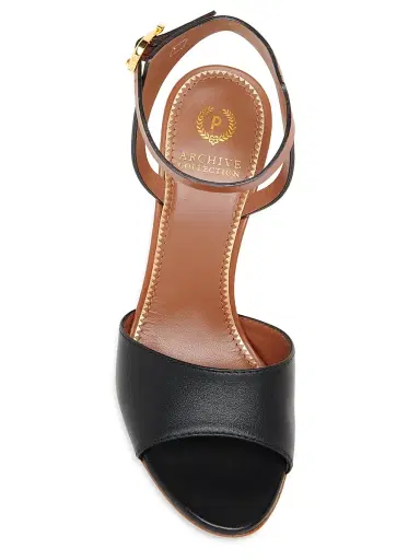 Pollini Women's Rider 90MM Two-Tone Leather Sandals | Thumbnail 4 Pollini Women's Rider 90MM Two-Tone Leather Sandals | Thumbnail 4