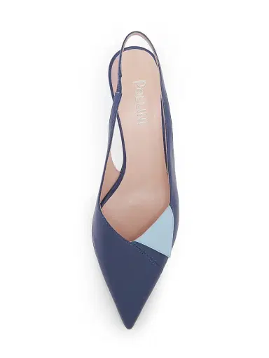 Pollini Women's Onda 55MM Leather Slingblack Pumps - Blue Water Colour - Size 8 | Thumbnail 5 Pollini Women's Onda 55MM Leather Slingblack Pumps - Blue Water Colour - Size 8 | Thumbnail 5