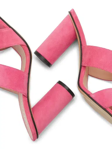Pollini Women's Sunset 85MM Leather Sandals | Thumbnail 6