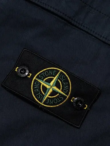 Stone Island Men's Stretch Cotton Cargo Pants - Navy Blue - Size 38 | Thumbnail 7
