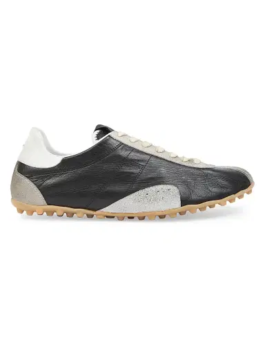 Maison Margiela Men's Sprinter Leather Low-Top Sneakers - Black White - Size 13 | Thumbnail 1 Maison Margiela Men's Sprinter Leather Low-Top Sneakers - Black White - Size 13 | Thumbnail 1