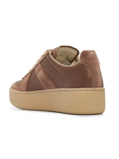 Maison Margiela Women's Replica Leather Platform Sneakers | Thumbnail 3 Maison Margiela Women's Replica Leather Platform Sneakers | Thumbnail 3