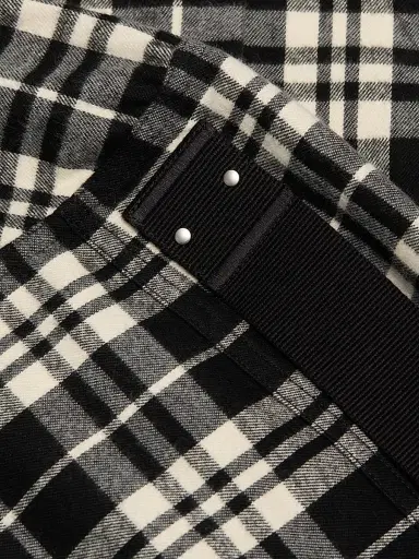 Rick Owens Men's Plaid Cotton Overshirt - Black Plaid - Size 36 | Thumbnail 7 Rick Owens Men's Plaid Cotton Overshirt - Black Plaid - Size 36 | Thumbnail 7
