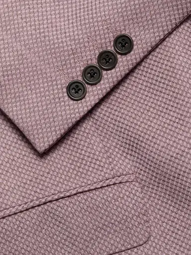 Emporio Armani Men's Micro Dot Jacket - Mauve | Thumbnail 7 Emporio Armani Men's Micro Dot Jacket - Mauve | Thumbnail 7