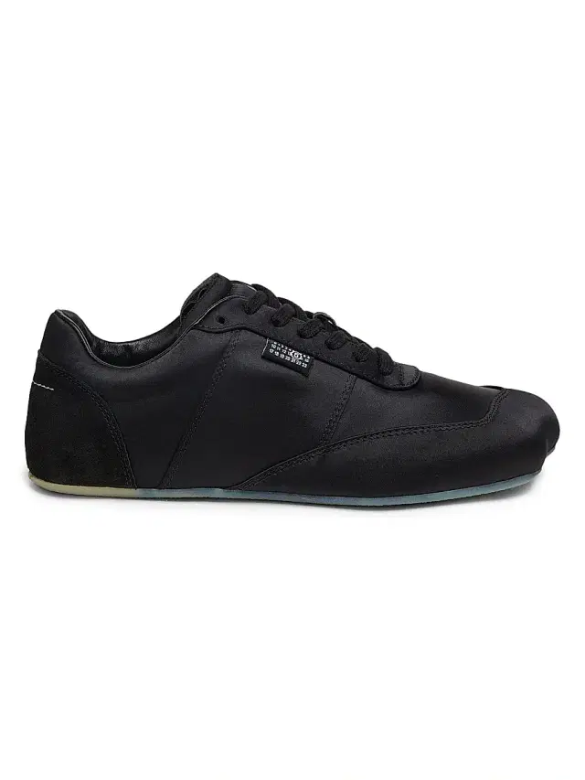 MM6 Maison Margiela Women's Low-Top Satin Sneakers - Black