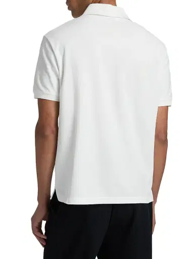 Emporio Armani Men's Cotton Polo Shirt | Thumbnail 5 Emporio Armani Men's Cotton Polo Shirt | Thumbnail 5