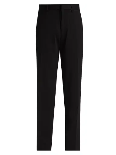 Emporio Armani Men's Horizontal Texture Trousers - Black Beauty | Thumbnail 1 Emporio Armani Men's Horizontal Texture Trousers - Black Beauty | Thumbnail 1