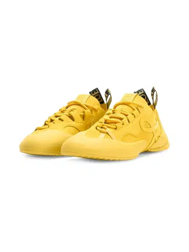 Loewe Women's Grip Logo Leather Low-Top Sneakers - Yellow Sunshine - Size 11 | Thumbnail 2 Loewe Women's Grip Logo Leather Low-Top Sneakers - Yellow Sunshine - Size 11 | Thumbnail 2