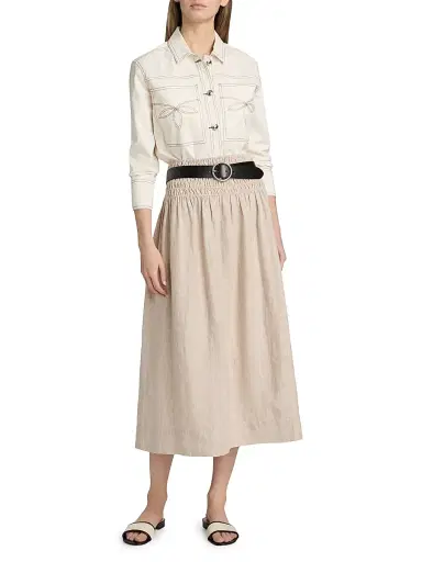 Rails Women's Briggs Stretch-Cotton Jacket - Bone | Thumbnail 2