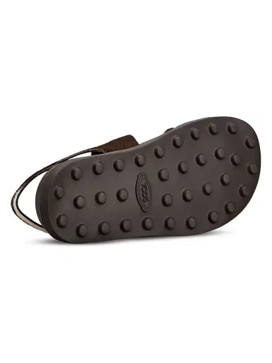 Tod's Women's Zebra-Print Calf Hair Flat Sandals - Bianco Calce - Size 10 | Thumbnail 9
