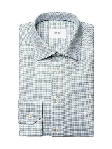 Eton Men's Contemporary-Fit Semi Solid Twill Shirt | Thumbnail 1 Eton Men's Contemporary-Fit Semi Solid Twill Shirt | Thumbnail 1