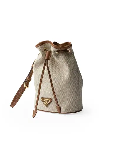 Prada Women's Canvas and Leather Pouch | Thumbnail 2