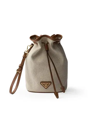 Prada Women's Canvas and Leather Pouch | Thumbnail 1