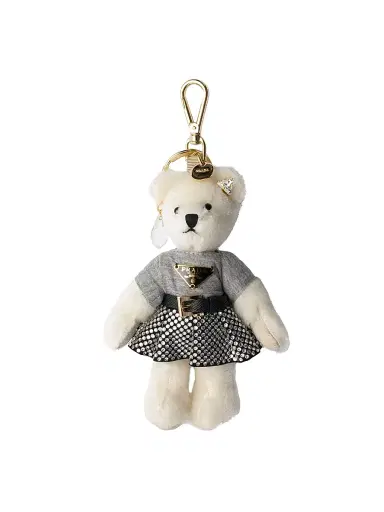 Prada Women's Teddy Key Ring Charm | Thumbnail 1 Prada Women's Teddy Key Ring Charm | Thumbnail 1