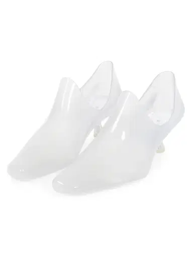 Loewe Women's Emily Aqua 45MM Booties - Transparent - Size 11 | Thumbnail 6 Loewe Women's Emily Aqua 45MM Booties - Transparent - Size 11 | Thumbnail 6