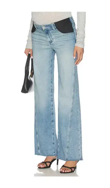 PAIGE Anessa Twisted Outseam Maternity Jeans | Thumbnail 1 PAIGE Anessa Twisted Outseam Maternity Jeans | Thumbnail 1