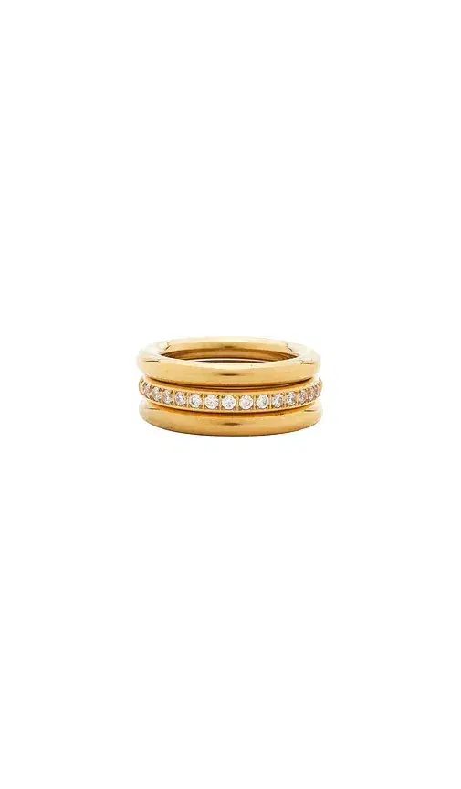 Natalie B Jewelry Tessa Trio Ring Set