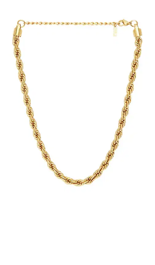 Natalie B Jewelry Donatella Rope Chain Necklace