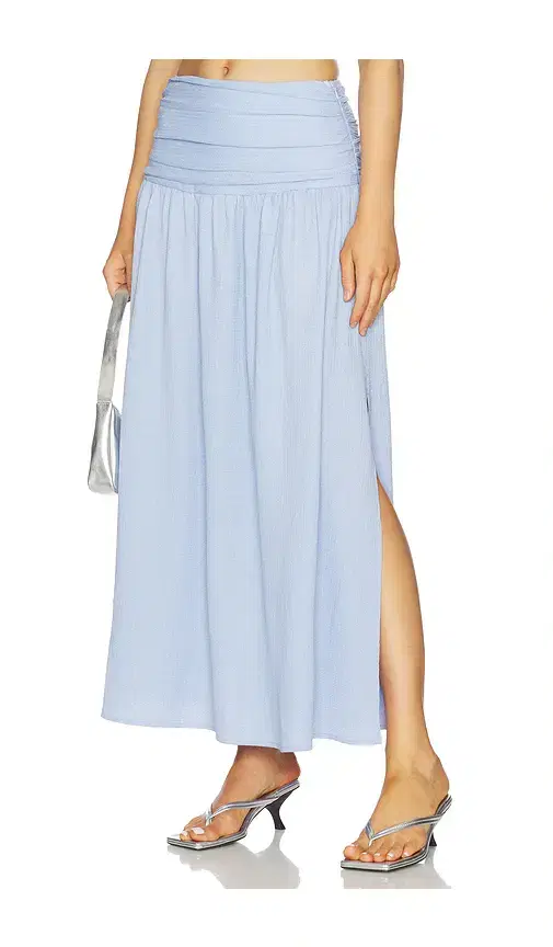 Luna Yoke Detail Maxi Skirt