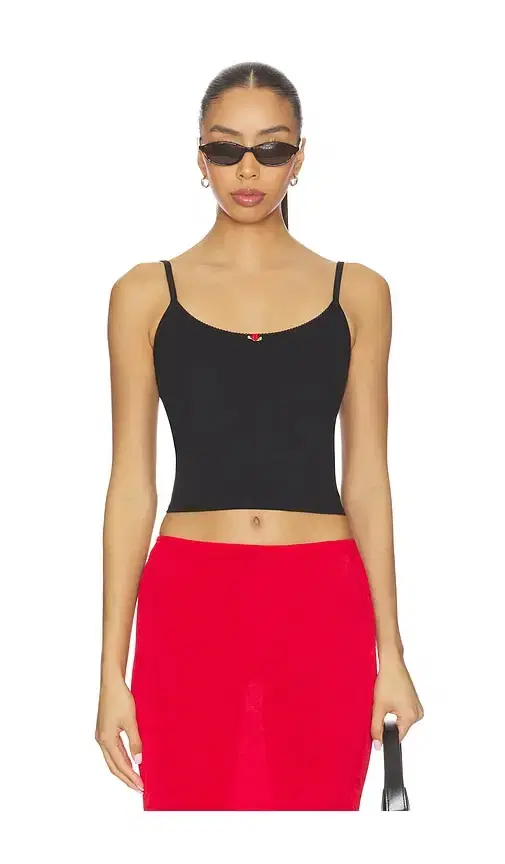 Scoop Back Crop Cami Top