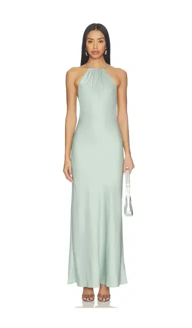 Rue Sophie Faye Satin Dress | Thumbnail 1