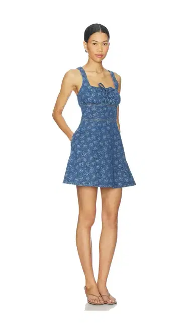 MINKPINK Neve Denim Mini Dress | Thumbnail 2