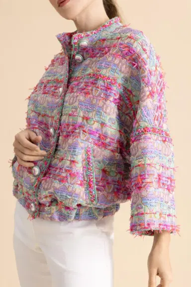 MAISON COMMON Eyelash Bomber Jacket | Thumbnail 3